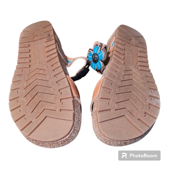 L' Atiste spring step damour foral sandals - Picture 4 of 5